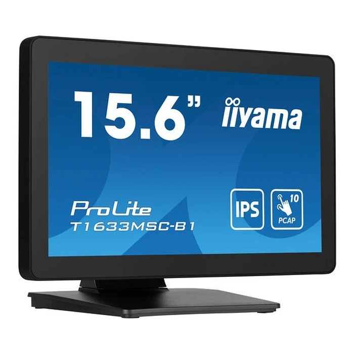 Monitor 15,6" Iiyama 39.5cm T1633MSC-B1 16:9 Touch HDMI+DP+USB