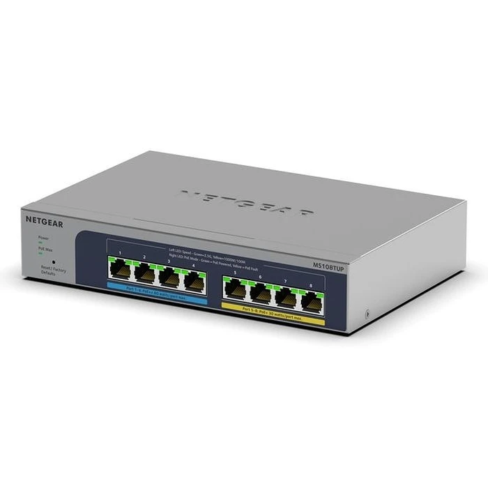 Network Switch Netgear 8x 2.5GE MS108TUP-100EUS webmanaged