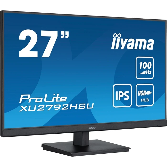 Monitor 27" Iiyama 68.6cm XU2792HSU-B6 16:9 HDMI+DP+4xUSB IPS