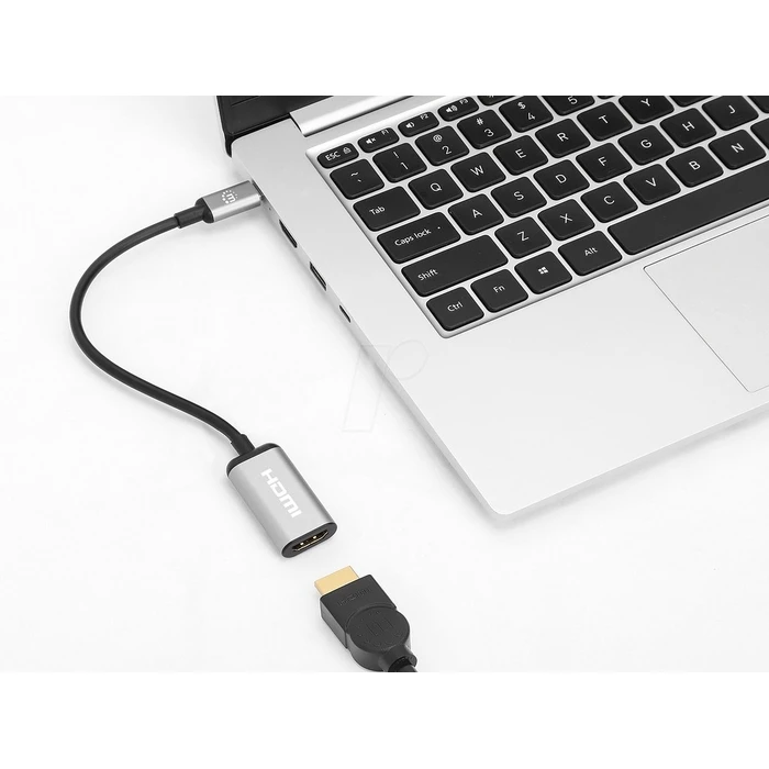 Αντάπτορας USB Manhattan 4K@60Hz USB 3.2 Typ C to HDMI-15cm cable