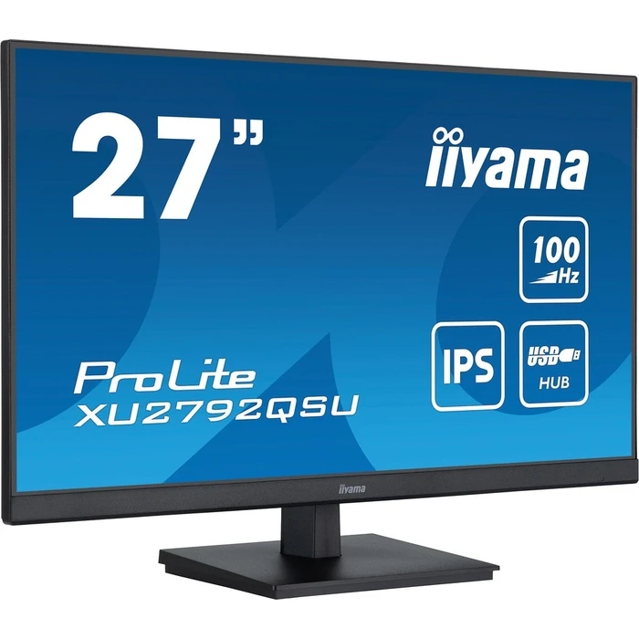 Monitor 27" Iiyama 68.5cm XU2792QSU-B6 16:9 HDMI+DP+4xUSB IPS