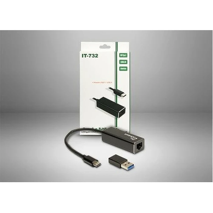 Αντάπτορας Δικτύου USB Inter-Tech LAN-Argus IT-732 USB-C Gigabit Ethernet