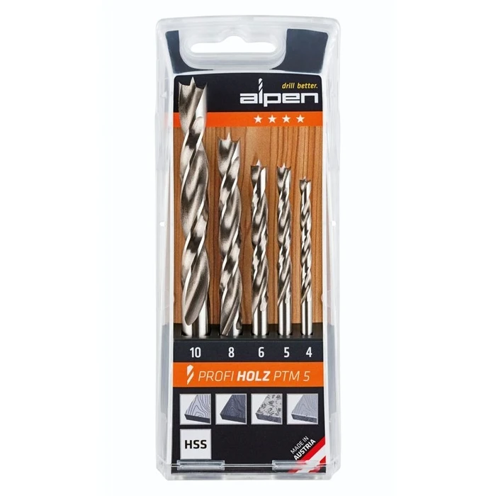 Τρυπάνια Alpen PTM 5 Profi Holz 4-5-6-8- 10