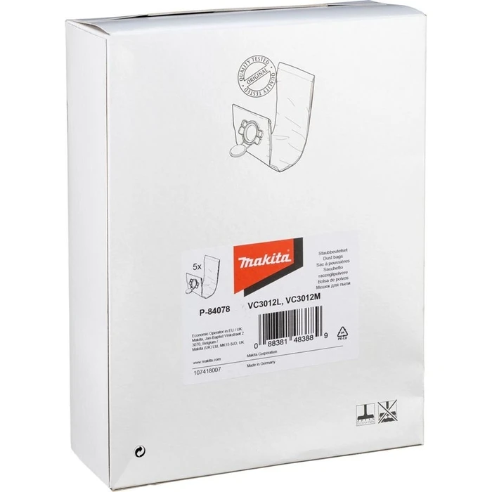Σακούλα Συσκευών Καθαρισμού Makita P-84078 Filter Bag L 5pcs