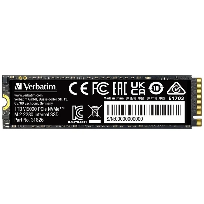 Σκληρός Δίσκος M.2 SSD 1TB Verbatim Vi5000 PCIe4 NVMe 31826