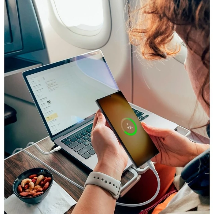 Καλώδιο USB Belkin 1x2 braided PVC 1m USB-C/USB-C wh. CAB004bt1MWH2PK