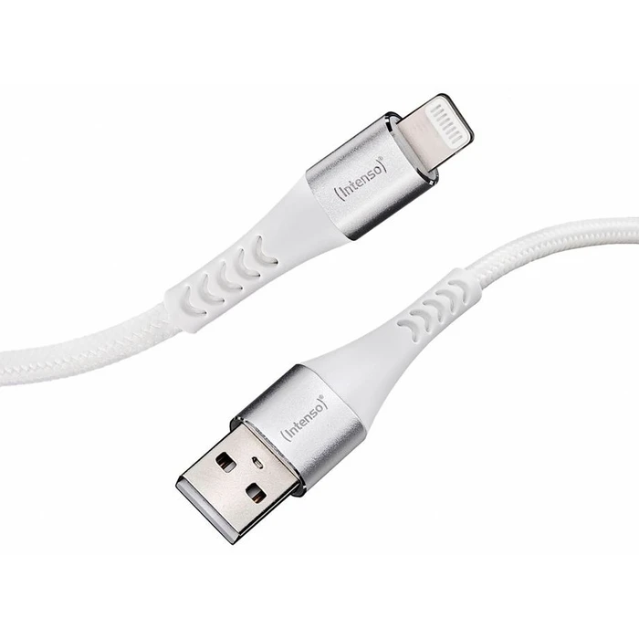 Καλώδιο USB Intenso A315L Nylon 1,5m white USB-A / Lightning 12W