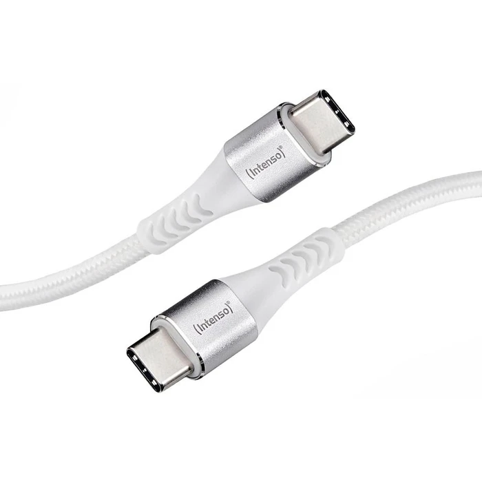 Καλώδιο USB Intenso C315C Nylon 1,5m white USB-C / USB-C 60W