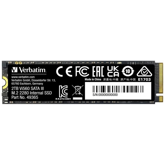 Σκληρός Δίσκος M.2 SSD 2TB Verbatim Vi560 S3 49365