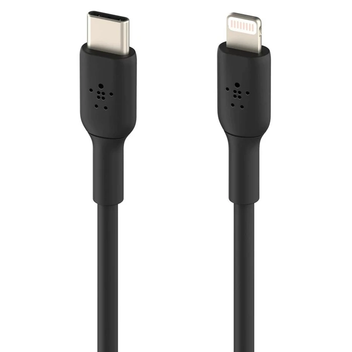 Καλώδιο USB Belkin Lightning/USB-C 1m PVC, mfi certified, black
