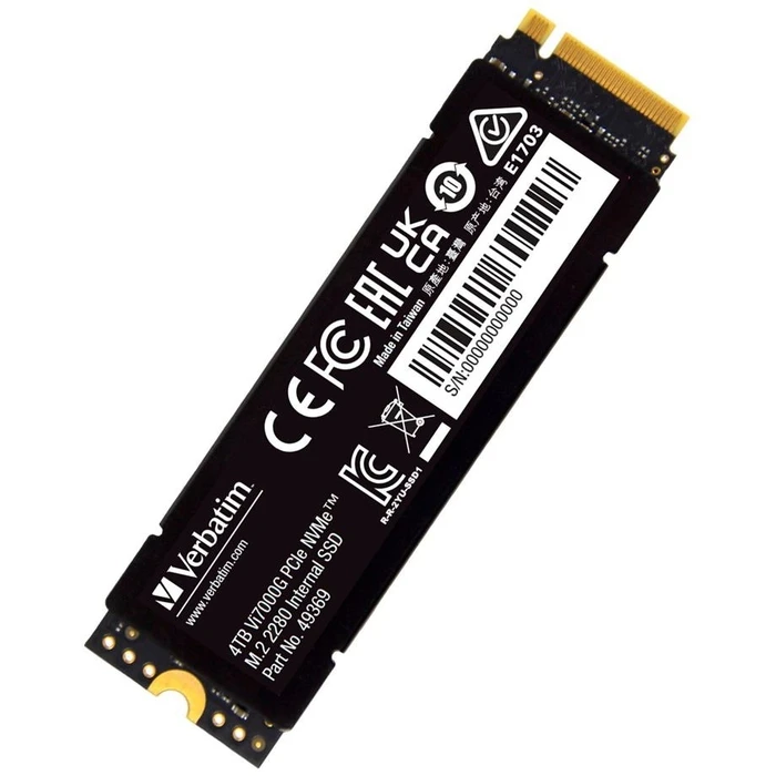Σκληρός Δίσκος M.2 SSD 4TB Verbatim Vi7000 PCIe NVMe 49369