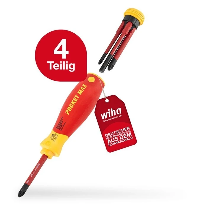 Κατσαβίδι Wiha with bit magazine PocketMax electric