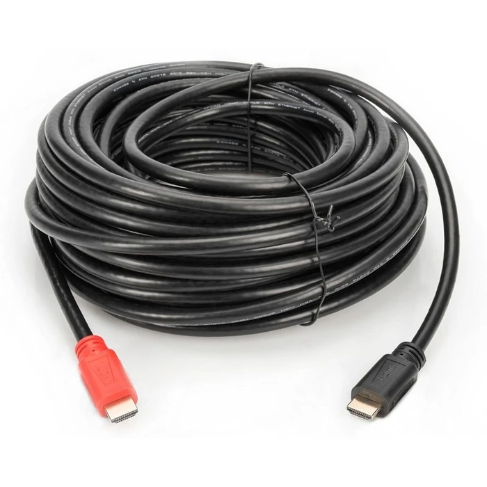Καλώδιο HDMI Digitus HighSpeed Ethernet Signalampl., 10m,4K 30Hz, go/sw