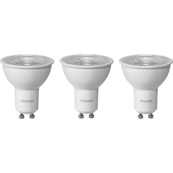 Λάμπα LED Philips LED Spotlight GU10 WW 3-Pack 50W 2700K