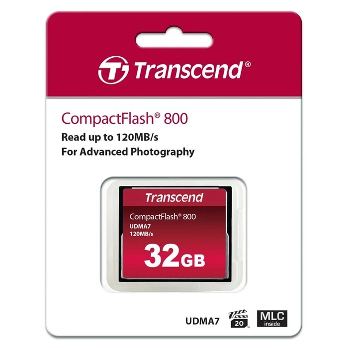 Compact Flash 32GB Transcend 800x