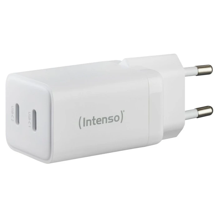Φορτιστής Πρίζας Intenso W40CC GaN white 2x USB-C 40W
