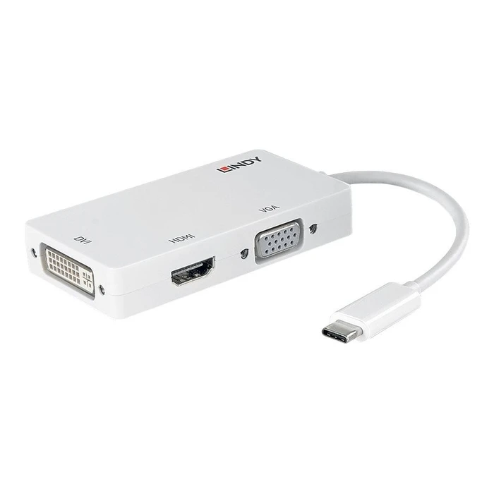 Docking Station Lindy - external video adapter - VL100 - white