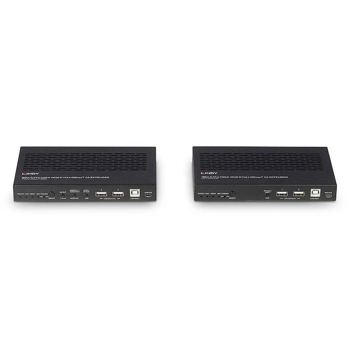 KVM Extender Lindy - video/audio - RS-232, USB 2.0, HDMI, HDBaseT 3.0