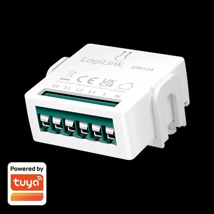 Ενδιάμεσος Διακόπτης Logilink Smart Home Wi-Fi Switch Module