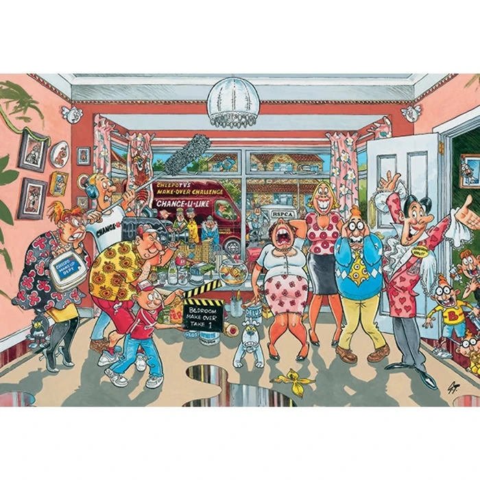 Παζλ Jumbo Wasgij Original 9 -Home Impovements 1000 Κομμάτια (81926)