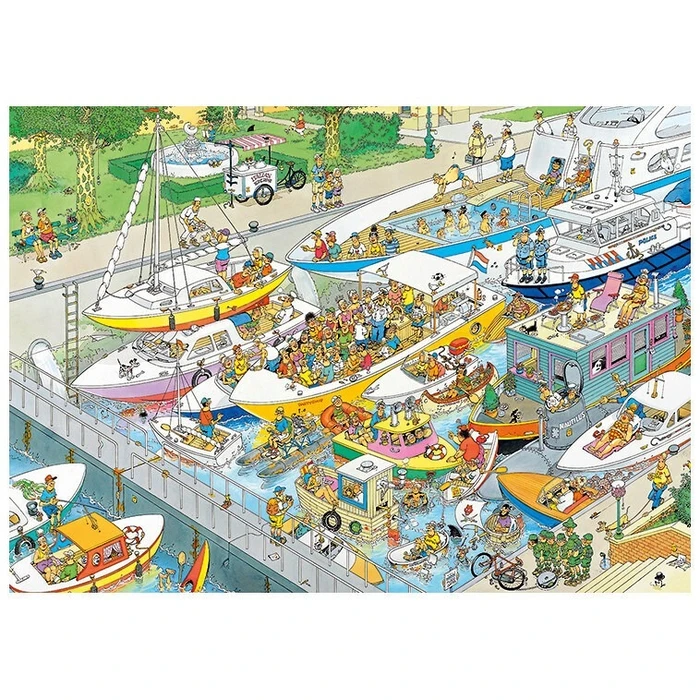 Παζλ Jumbo Jan van Haasteren The Docks 1000 Κομμάτια (19067)