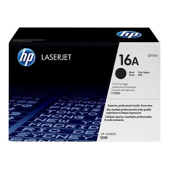 Toner HP Cartridge No 16A HP16A HP 16A Black (Q7516A)