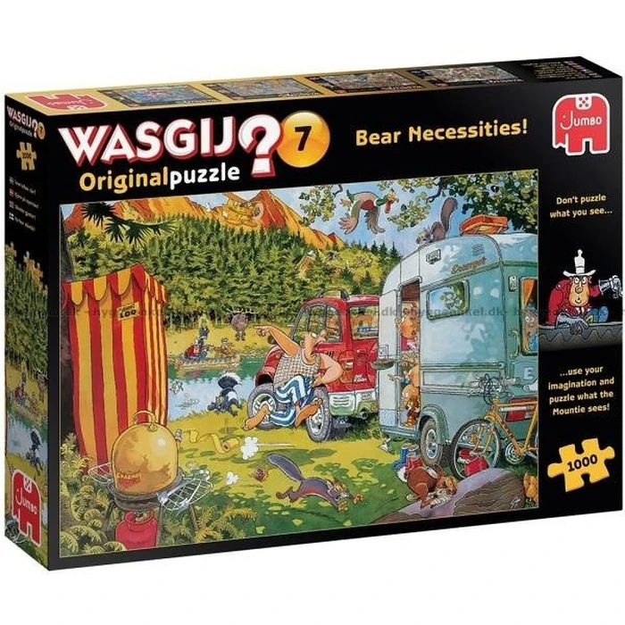 Παζλ Jumbo Wasgij Original 7 Bear Necessaties 1000 Κομμάτια (81924)