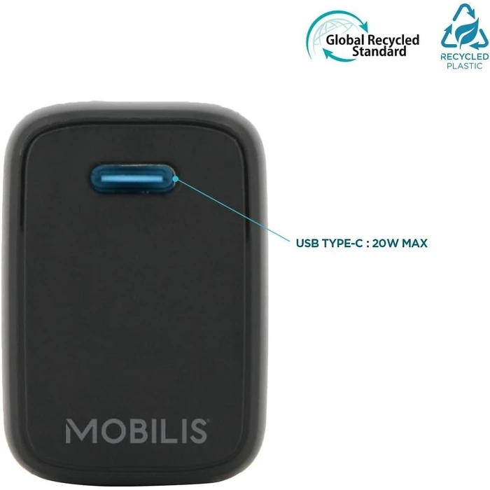 Φορτιστής Πρίζας Mobilis WALL CHARGER - 20W - 1 USB C