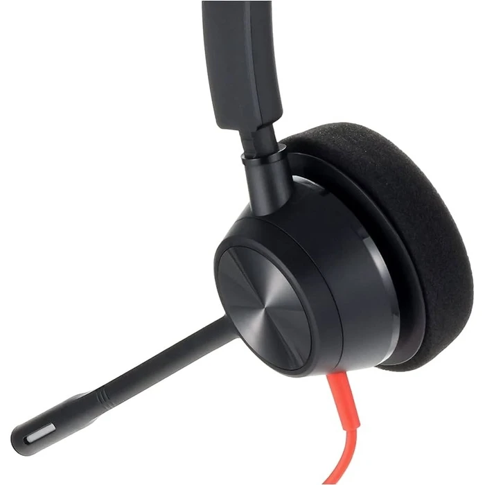Headphone Poly BlackWIRE 3325 BW3325 USB-A