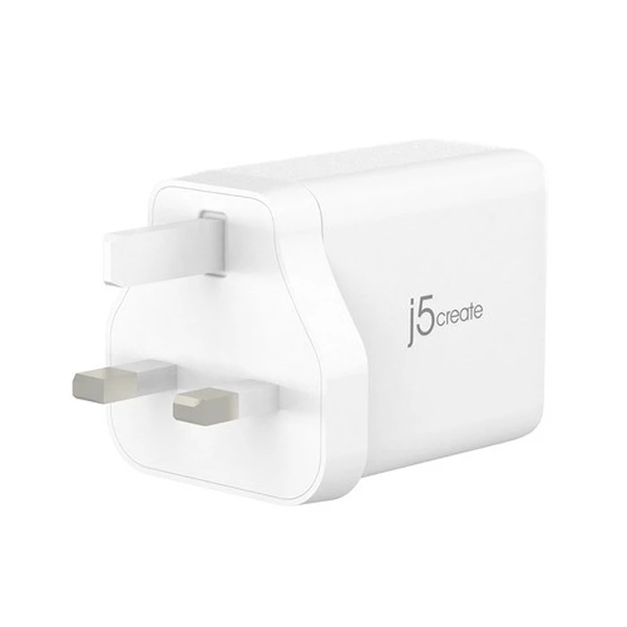 Φορτιστής Πρίζας J5create 65W GAN USB-C 3-PORT CHARGER