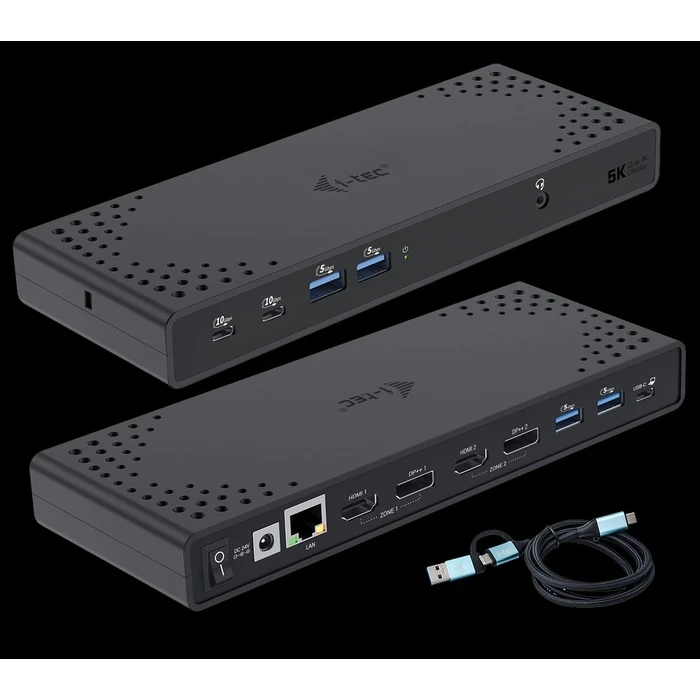 Docking Station i-tec USB-A/-C TB DUAL DOCK DUAL