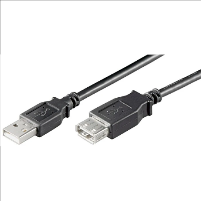 Καλώδιο USB Goobay προέκτασης USB 93600, αρσενικό σε θηλυκό, 3m, μαύρο