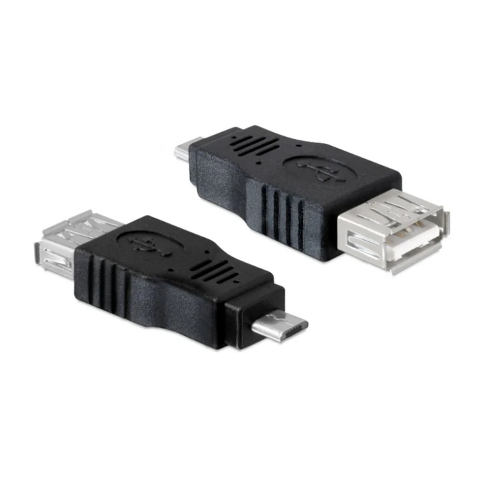 Αντάπτορας USB Powertech σε Micro USB CAB-U029, μαύρος