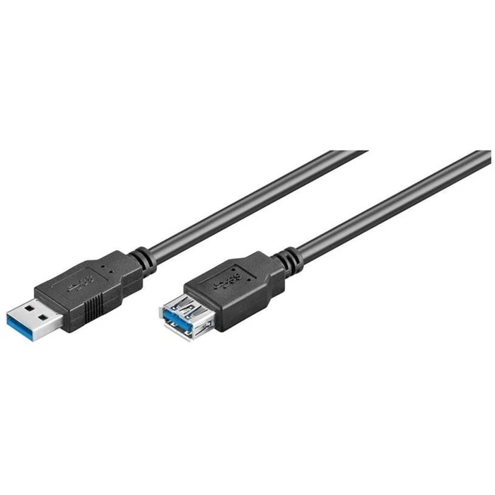 Καλώδιο USB Goobay 3.0 σε USB (F) 93999, copper, 3m, μαύρο