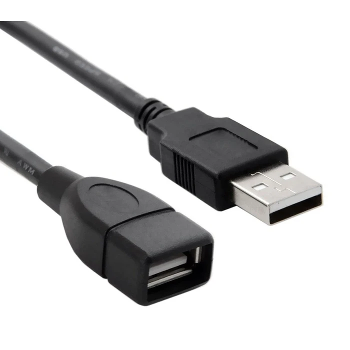 Καλώδιο USB Powertech προέκτασης CAB-U123, 5Gbps, 1.5m, μαύρο