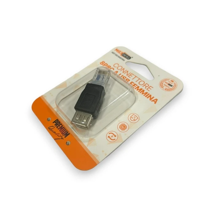 Αντάπτορας Δικτύου Powertech RJ45 σε USB 2.0 female CAB-U085