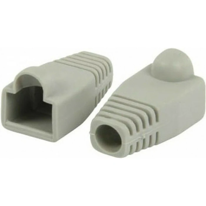 Κάλυμμα Δικτύου Powertech για Βύσμα RJ45 CAB-N091, γκρι, 10τμχ