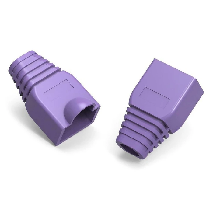 Κάλυμμα Δικτύου Powertech για Βύσμα RJ45 CAB-N283, μωβ, 10τμχ