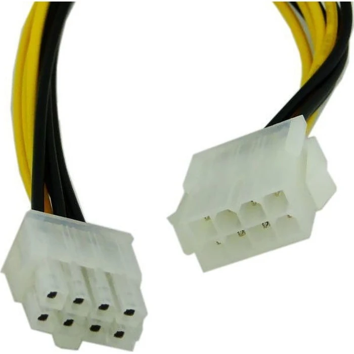 Καλώδιο Powertech για MB 8pin αρσενικό σε 8pin θηλυκό CAB-W008, 20cm
