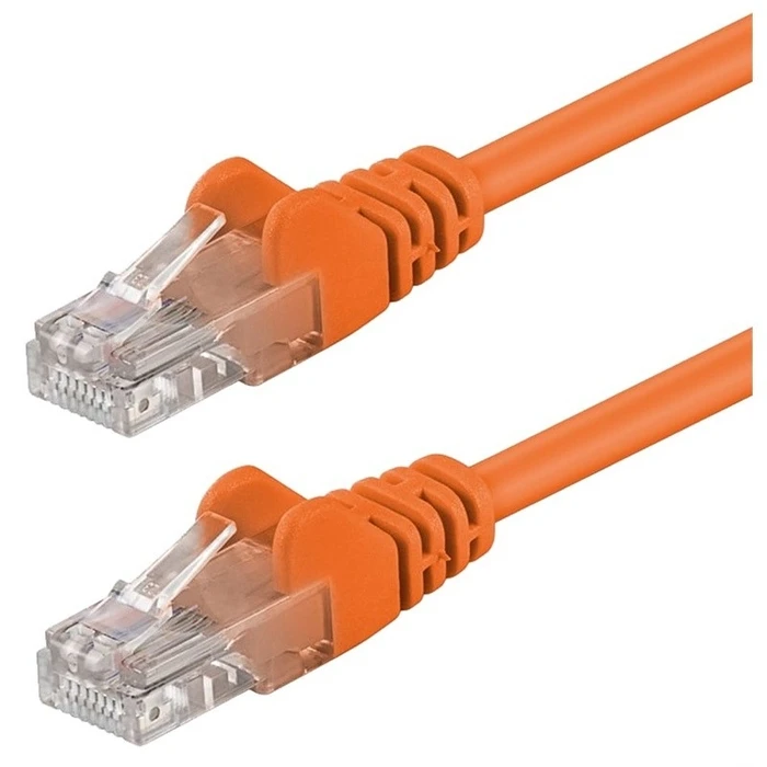 Καλώδιο Δικτύου Goobay 95560, CAT 5e U/UTP, CCA, PVC, 1.5m, πορτοκαλί