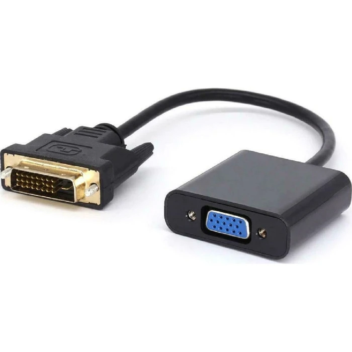 Αντάπτορας DVI Powertech (M) σε VGA(F), 1080p, Active, 0.20, μαύρος