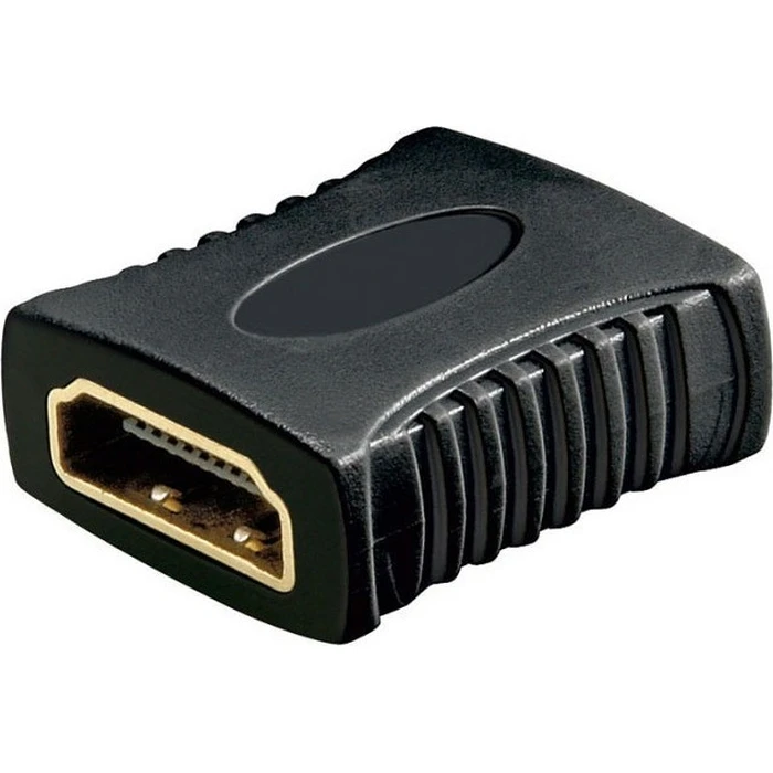 Αντάπτορας HDMI Powertech 1.4 19pin θηλυκό σε θηλυκό CAB-H027, μαύρο