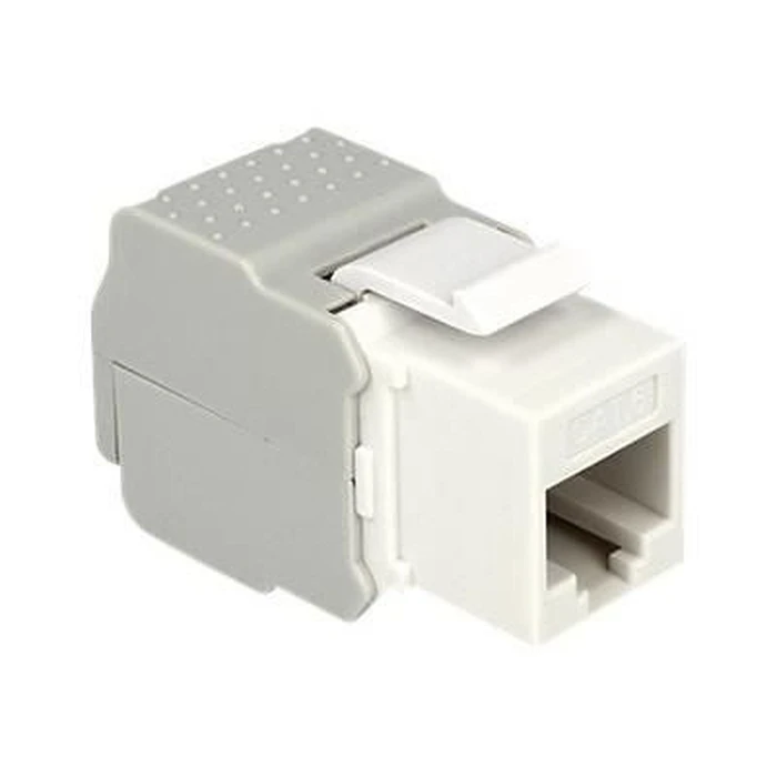 Αξεσουάρ Δικτύου Delock Keystone Module RJ45 female, Cat.6 UTP, λευκό