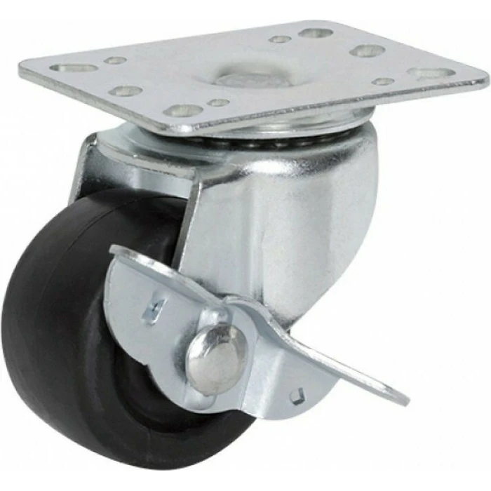 Αξεσουάρ Rack Powertech ρόδα NETW-0014, περιστρεφόμενη, με φρένο, 100kg max