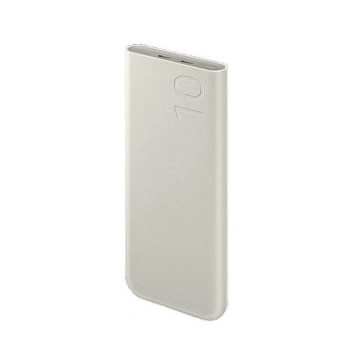 Power Bank Samsung 10000mAh 25W με 2 Θύρες USB-C Power Delivery Μπεζ (EB-P3400XUEGEU)