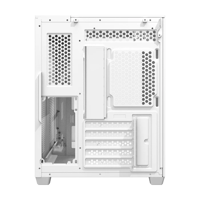 darkFlash TH285M White Micro-ATX/ITX PC Case (Tempered Glass)