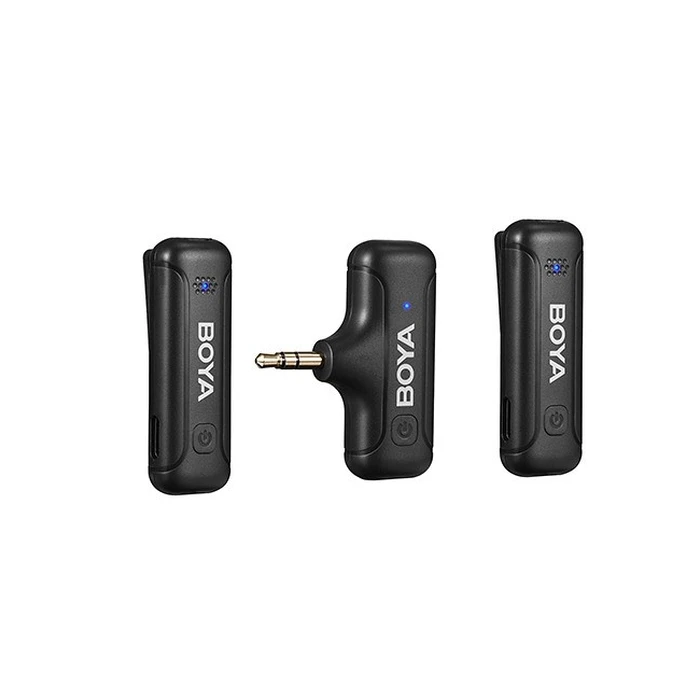 Μικρόφωνο BOYA BY-WM3T-M2 2,4GHz Mobile wireless mic For Camera 3.5Jack (2 transmitters, two person vlog)