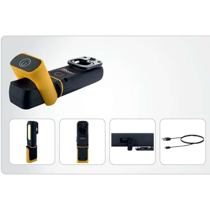 Φακός Εργασίας LED Schwaiger work light AKKU with flashlight 5W black/yellow