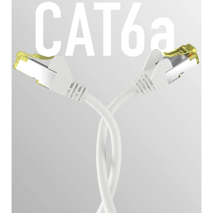 Καλώδιο Δικτύου EFB CAT6a White 3m S/FTP PIMF