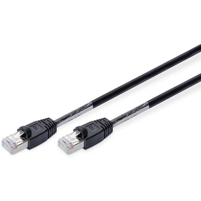Καλώδιο Δικτύου Digitus Cat6 S/FTP 2xRJ45 10.0m Black Outdoor